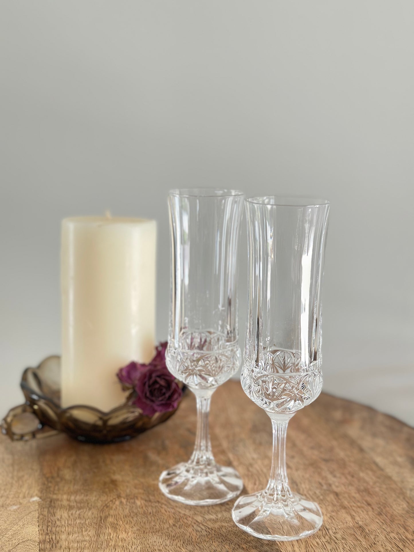 Cristal de Flandre Champagne Glasses (set of 2)