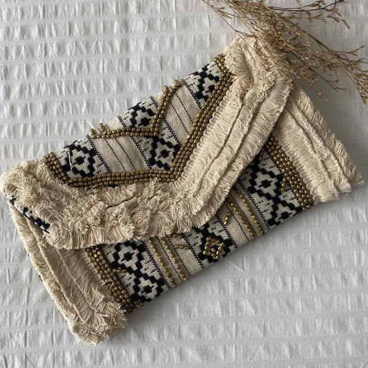 Lauren Boho Embroidered Crossbody Bag